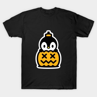 Pumpkin Penguin Bambu Brand Halloween Trick Or Treat T-Shirt